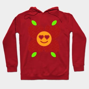 Valentine Orange Apple Flower Hoodie